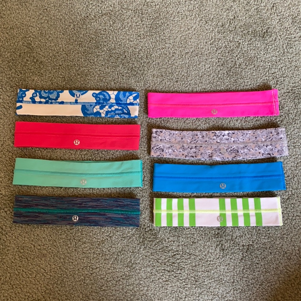 Lululemon Fly Away Tamer headbands (8)